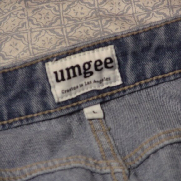 Umgee Embroidered Denim Skirt - size L - Picture 5 of 8